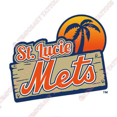 St Lucie Mets Customize Temporary Tattoos Stickers NO.7923